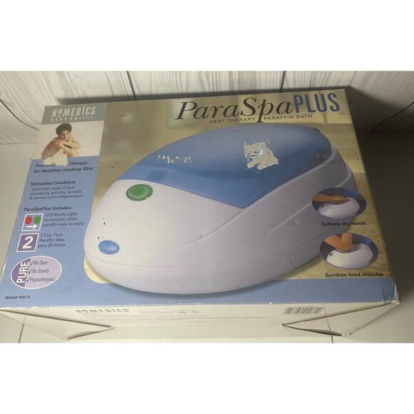 Homedics ParaSpa Plus Heat Therapy Paraffin Bath System New - Open Box - Picture 2 of 6